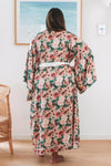 Hemera Maxi Robe - Pink Lotus - Lounging and sleepwear luxury robes